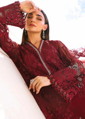 MARIA.B - 3PC Luxury Lawn Embroidered Suit - SNW-1187