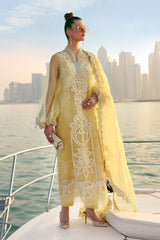 MARIA.B - 3PC Luxury Lawn Embroidered Suit - SNW-1173