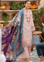 Mushq - 3PC Luxury Lawn Embroidered Suit - SNW-1116
