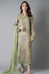 Bareeze- Unstitched 3PC Luxury Lawn Embroidered Suit - SNW-5116