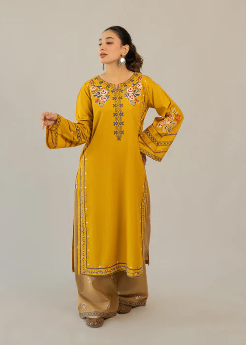 URGE- 2PC Unstitched Embroidered Lawn - SNW-6108