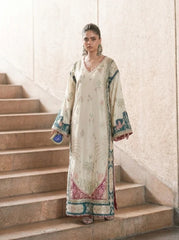 Ethnc - Silk Kaftan Style 2PC Article - SNW-9104