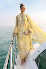 MARIA.B - 3PC Luxury Lawn Embroidered Suit - SNW-1173