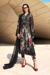 MARIA.B - 3PC Luxury Lawn Embroidered Suit - SNW-1184