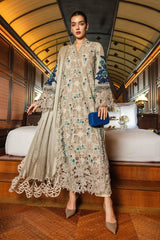 MARIA.B - 3PC Luxury Lawn Embroidered Suit - SNW-1191