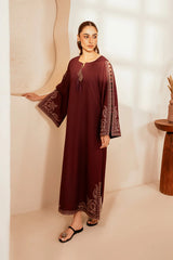 URGE- 2PC Unstitched  Embroidered Lawn - SNW-6106