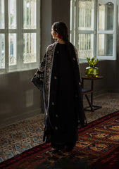KAHF - 3PC Luxury Dhanak Embroidered Suit - SNW-7125