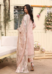 KAHF - 3PC Unstitched Luxury Lawn Embroidered Suit - SNW-1193
