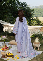 ELAF - Unstitched 3PC Luxury Lawn Embroidered Suit - SNW-1169