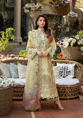 ELAF - Unstitched 3PC Luxury Lawn Embroidered Suit - SNW-1137