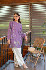 URGE- 2PC Unstitched  Embroidered Lawn - SNW-6105