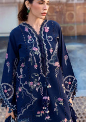 CRIMSON - 3PC Unstitched  Lawn Embroidered Suit - SNW-1208