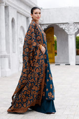 Bareeze- 3PC Unstitched Luxury Karandi Embroidered Suit - SNW-1802