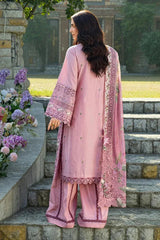 ELAF - Unstitched 3PC Luxury Lawn Embroidered Suit - SNW-1185