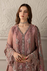 Maria.B - Unstitched 3PC Luxury Viscose Embroidered Suit - SNW-7137