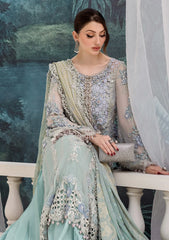 Maria.B - Unstitched 3PC Luxury Viscose Embroidered Suit - SNW-7134