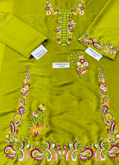 Ethnc - Silk Embroided 2PC Article - SNW-9106