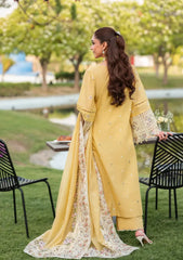 ELAF - Unstitched  3PC Luxury Lawn Embroidered Suit - SNW-1150