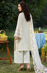 ELAF - Unstitched 3PC Luxury Lawn Embroidered Suit - SNW-1170