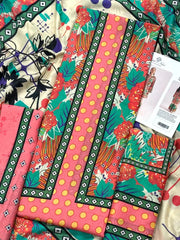 Bint e Naz Unstitched 3pc Digital Printed Lawn-SNW-3113
