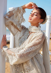 Maria.B - Unstitched 3PC Luxury Viscose Embroidered Suit - SNW-7133