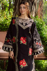 PARISHAY - Unstitched 3PC Luxury Lawn Embroidered Suit - SNW-1151