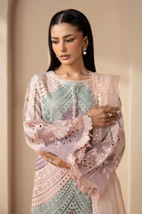 MARIA.B - 3PC Luxury Lawn Embroidered Suit - SNW-1121