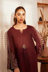 URGE- 2PC Unstitched  Embroidered Lawn - SNW-6106