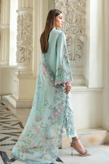 MARIA.B - 3PC Unstitched Luxury Dhanak Embroidered Suit - SNW-7138