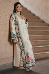 Ethnc - Silk Kaftan Style 2PC Article - SNW-9104