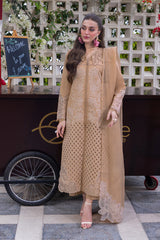 RANG RASIYA - Unstitched 3PC Luxury Lawn Embroidered Suit - SNW - 5106