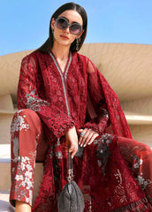 MARIA.B - 3PC Luxury Lawn Embroidered Suit - SNW-1187