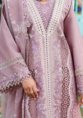BIN ILYAS - Unstitched 3PC Lawn Embroidered Shirt with Slub Net Dupatta- SNW-1179