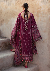 Hussain Rehar - Unstitched 3PC Luxury Lawn Embroidered Suit - SNW-1151