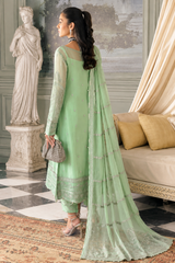 Gulaal - 2PC Unstitched Luxury Sheesha Silk Suit - SNW-975-G