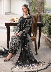 KAHF- Unstitched  3PC Luxury Dhanak Embroidered Suit - SNW-7121