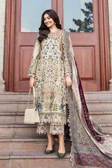 MARIA.B - Unstitched 3PC Luxury Lawn Embroidered Suit - SNW-1130