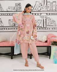 Niamia - Unstitched 3PC Luxury Viscose Embroidered Suit - SNW-7119