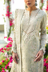 Akbar Aslam - 3PC Luxury Lawn Embroidered Suit - SNW-1171