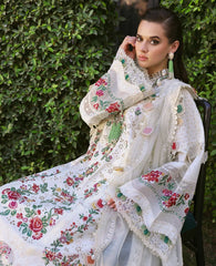 Republic - Unstitched 3PC Luxury Viscose Embroidered Suit - SNW-7117