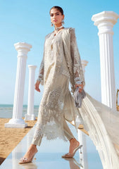 Maria.B - Unstitched 3PC Luxury Viscose Embroidered Suit - SNW-7133