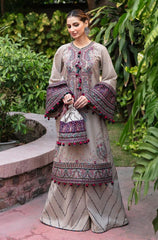 Jazmin - Unstitched 3PC Luxury Lawn Embroidered Suit - SNW - 1183