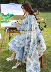 ELAF - Unstitched 3PC Luxury Lawn Embroidered Suit - SNW-1197