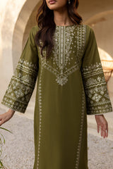 BATIK - 2PC Unstitched Embroidered Suit -SNW-6107