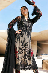 MARIA.B - 3PC Luxury Lawn Embroidered Suit - SNW-1184