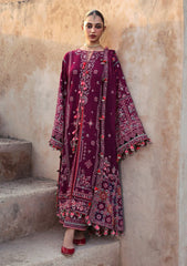 Hussain Rehar - Unstitched 3PC Luxury Lawn Embroidered Suit - SNW-1151