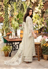ELAF - Unstitched 3PC Luxury Lawn Embroidered Suit - SNW-1133