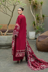 Akbar Aslam - 3PC Luxury Lawn Embroidered Suit - SNW-1166