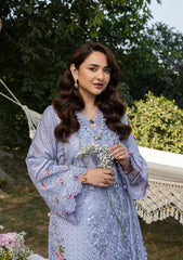 ELAF - Unstitched 3PC Luxury Lawn Embroidered Suit - SNW-1169
