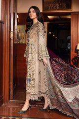 MARIA.B - Unstitched 3PC Luxury Lawn Embroidered Suit - SNW-1130